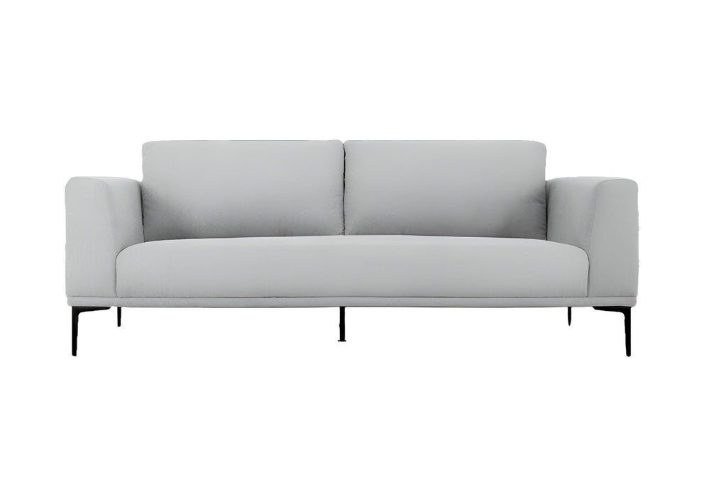 Black Legs Sofa - Light Gray