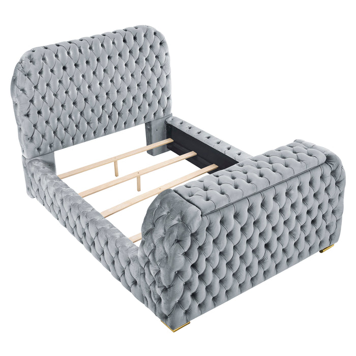 Natalia - King Footboard - Gray