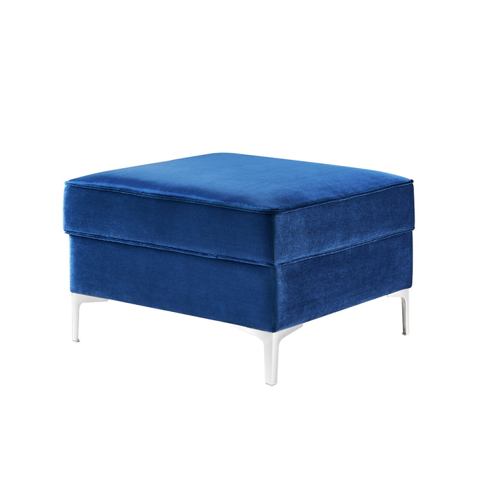 Velvet Storage - Navy Blue / Silver