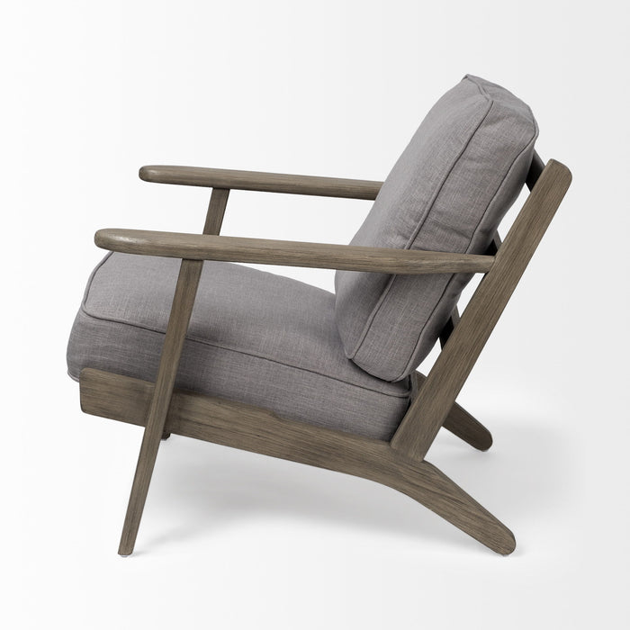 Arm Chair - Gray / Brown