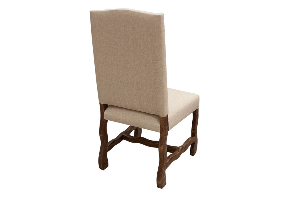 Marquez - Upholstered Chair With Tufted Back - Two Tone Light Brown