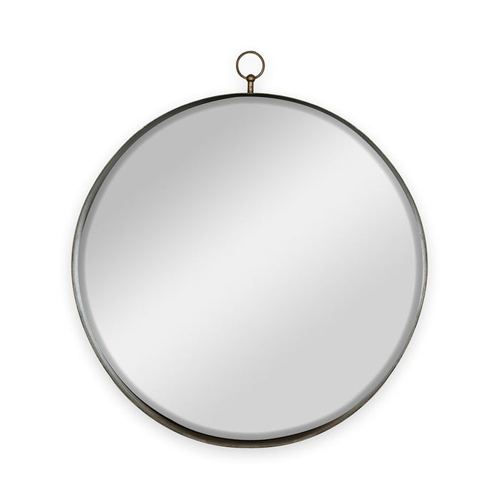 Round Mirror, Circle Mirror With Iron Frame For Living Room Bedroom Vanity, Entryway Hallway