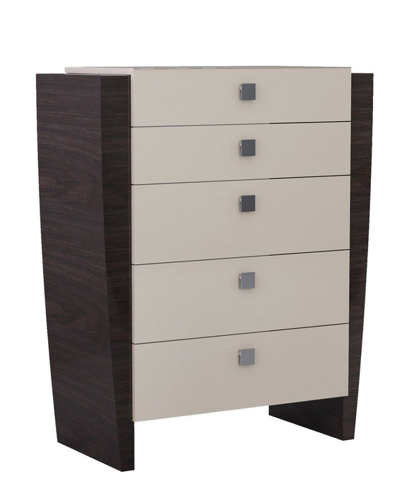 High Gloss Chest - Refined Beige