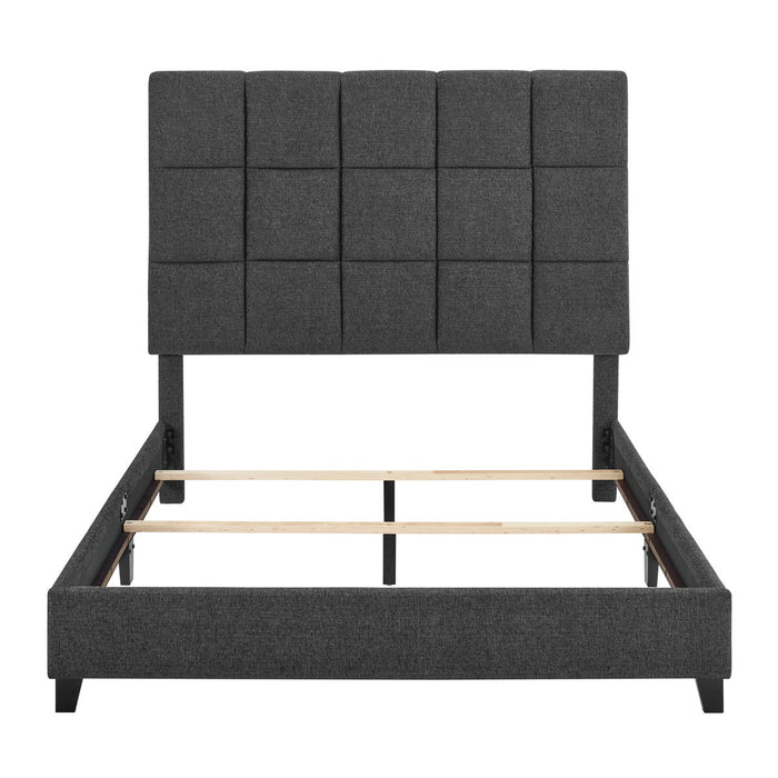 Squares Upholstered Platform Bed