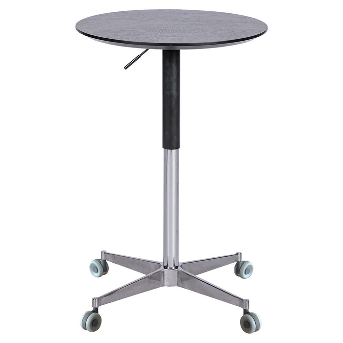 Movable Adjustable Bar Table Pub Table 360 Swivel Counter Bar Height Aluminum Star Base Movable For Stand Desk Bistro Table Dining Room Home Kitchen Table