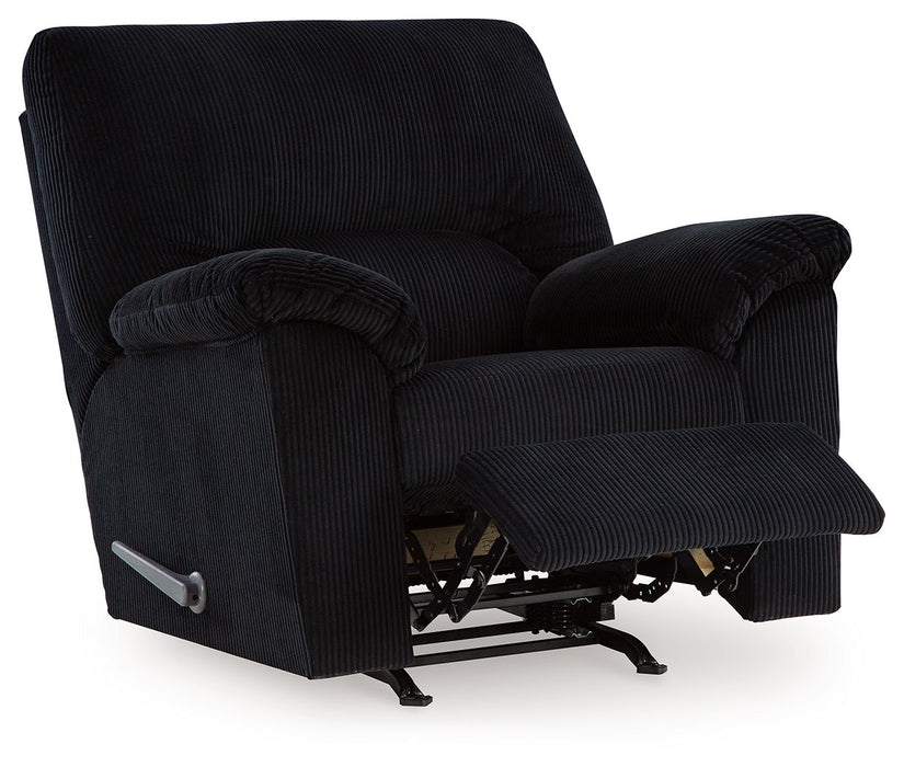 Simplejoy - Onyx - Rocker Recliner - Fabric