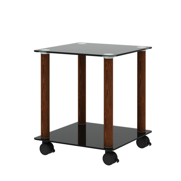 Side Table, 2 Tier Space End Table, Modern Night Stand, Sofa Table, Side Table With Storage Shelve