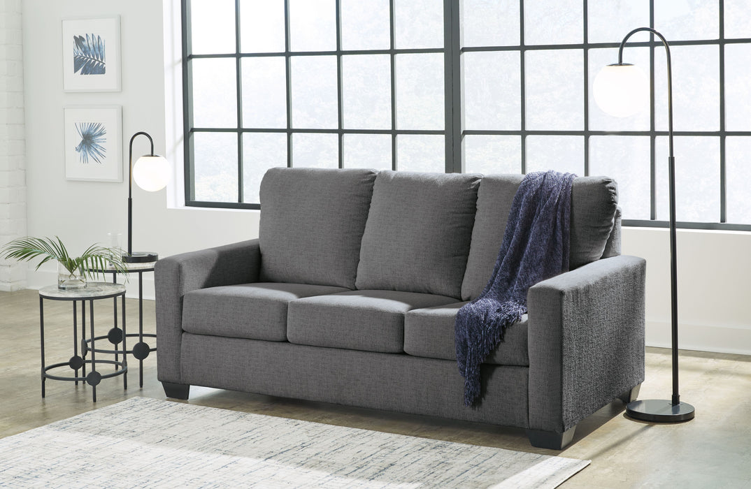 Rannis - Pewter - Full Sofa Sleeper - Fabric