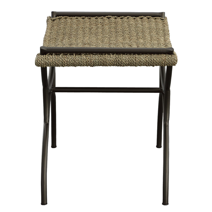 Playa - Seagrass Small Bench - Black