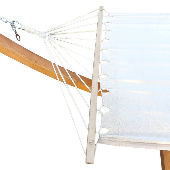 Person Hammock With Stand Set For Indoor Outdoor Standalone - Beige