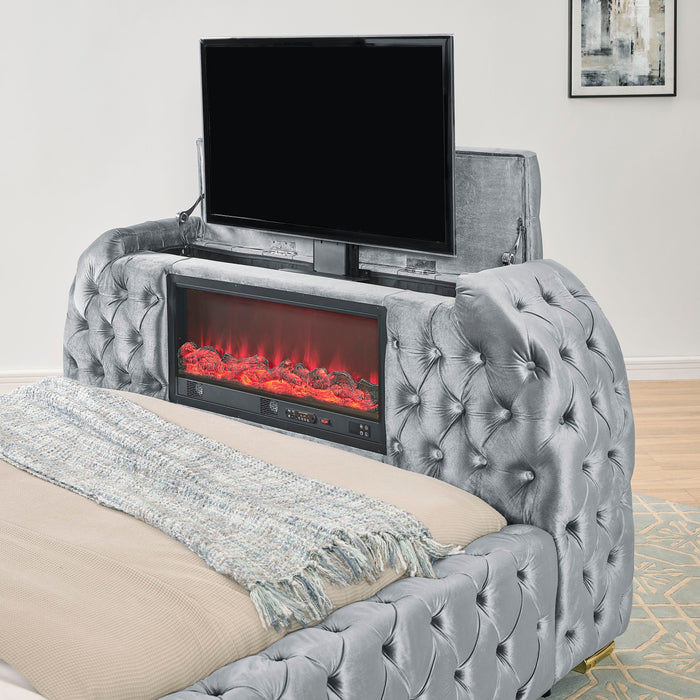 Natalia - Queen Footboard - Gray