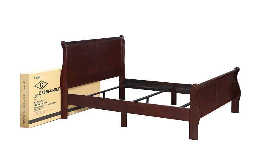 Louis Philip - Full Headboard, Footboard - Cherry