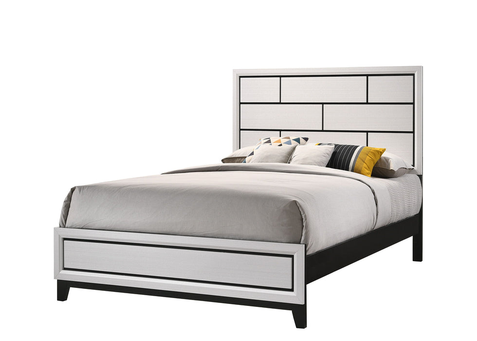 Akerson - Queen Headboard, Footboard - White