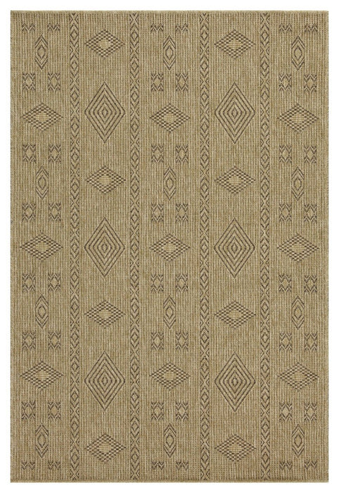 Earth - 7'10" X 10'3" Indoor, Outdoor Area Rug - Natural, Mocha