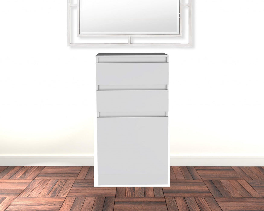 Two Drawer Vanity Chest - White