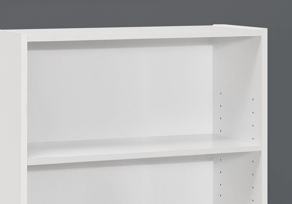 3 Shelf Bookcase - White