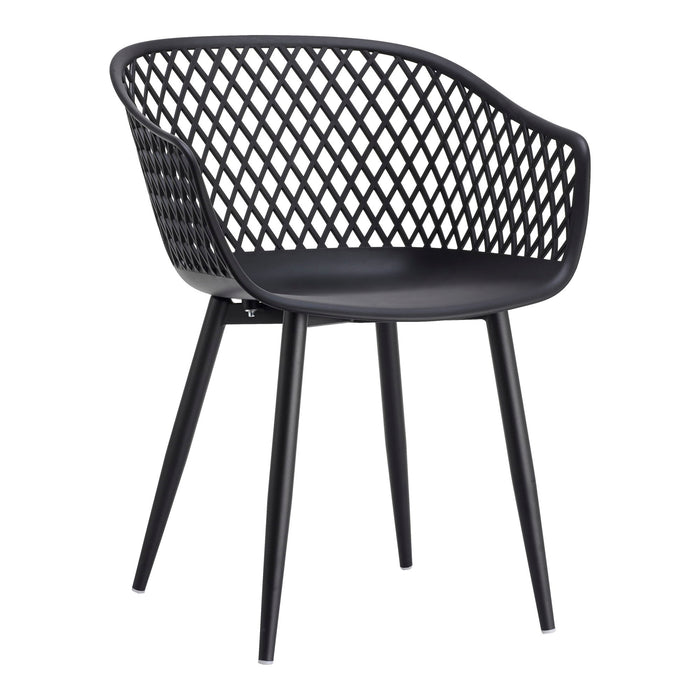 Piazza - Outdoor Chair Chair (Set of 2) - Black