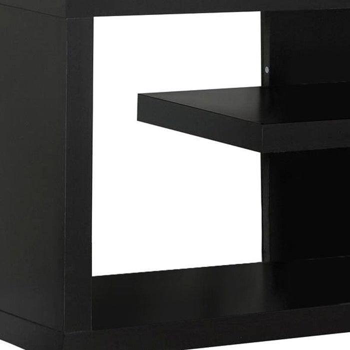 Cabinet Enclosed Storage, TV Stand - Dark Brown