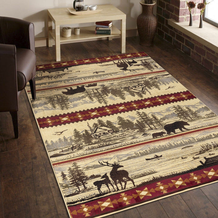 Nature's Nest - GC_CBL3005 Lodge Area Rug