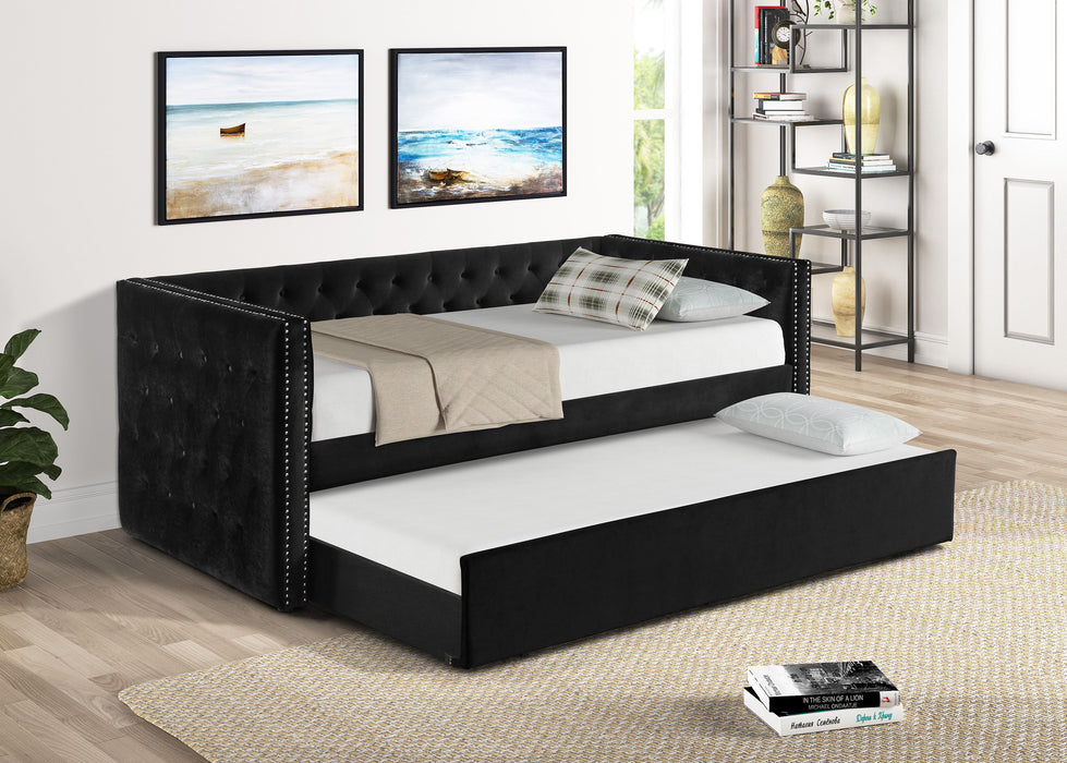 Trina - Daybed Back Side Rail - Black