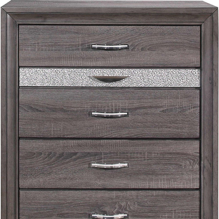 Six Drawer Chest - Dark Gray