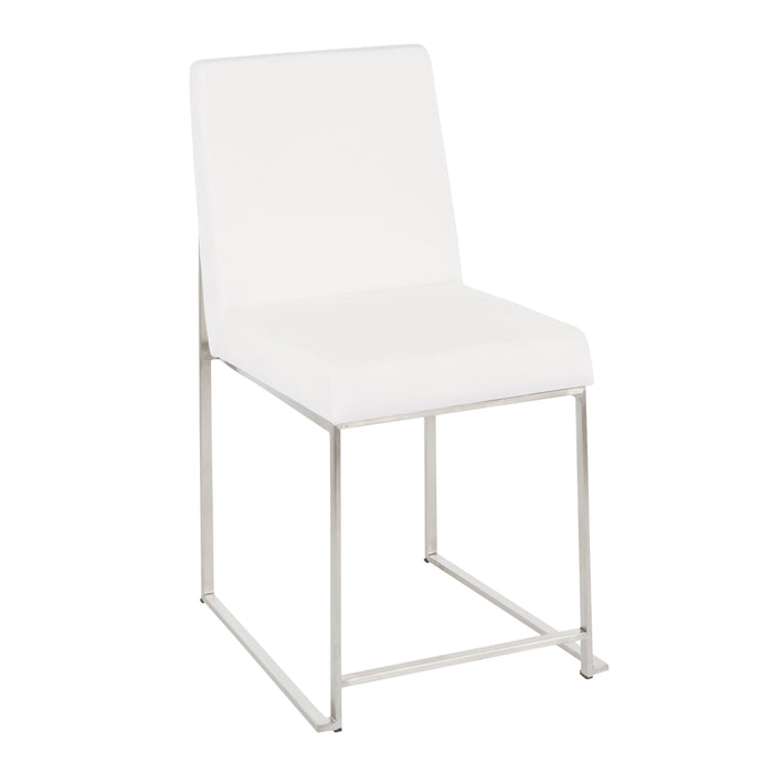 Fuji - Contemporary Modern Elegance High Back Dining Chair (Set of 2)