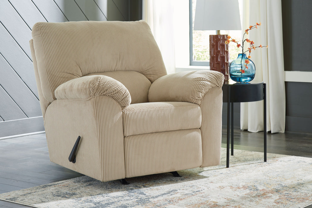 Simplejoy - Sand - Rocker Recliner - Fabric