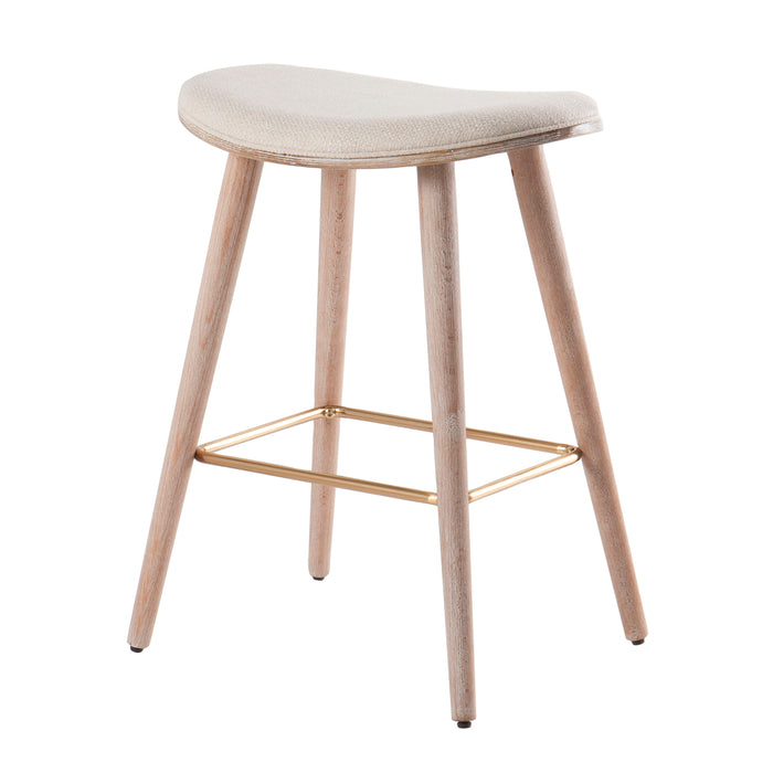 Saddle - Contemporary Counter Stool (Set of 2)