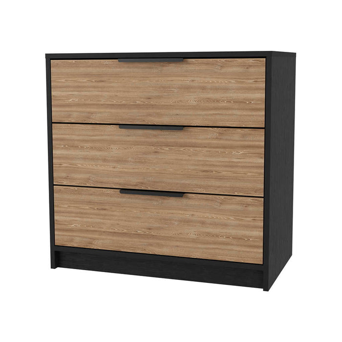 Three Drawer Dresser - Oak