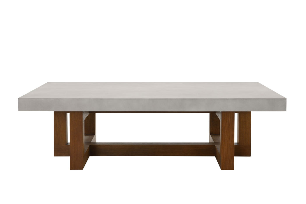 Keven - Faux Concrete Top Table