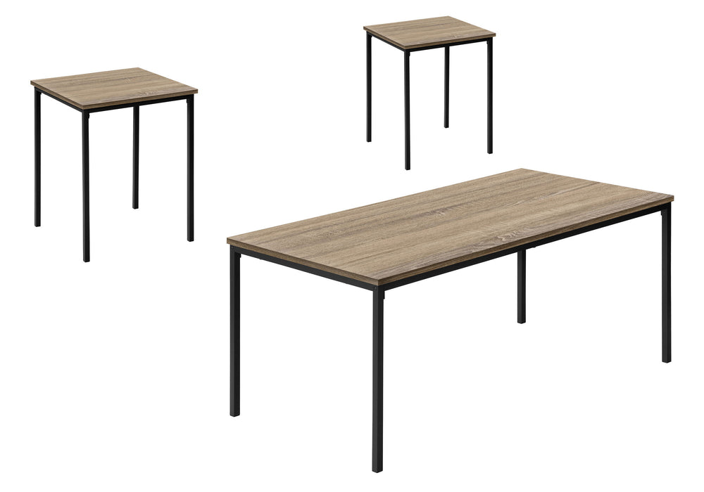 Table Set, Coffee, End, Contemporary, Modern (Set of 3)