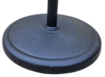 42 Pound Round Resin Umbrella Base - Black