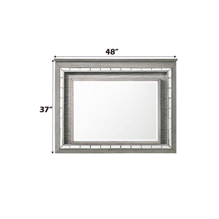 Antares - Mirror With LED - Light Gray