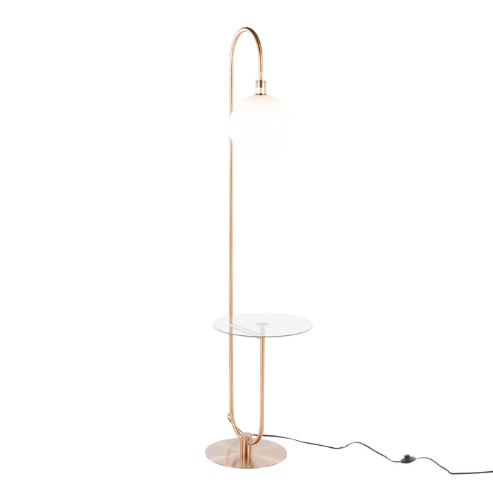 Trombone - Contemporary / Glam Floor Lamp