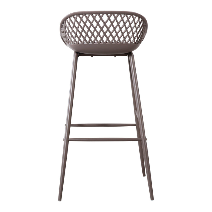 Piazza - Outdoor Barstool - Gray - M2