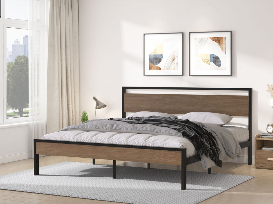 Ceres - Bed With Wood Headboard & Footboard