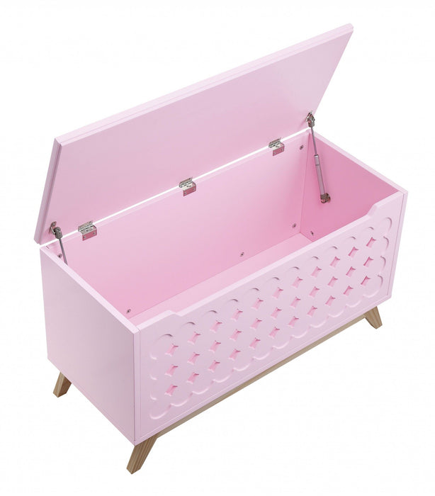 Wood Youth Chest - Pink Natural