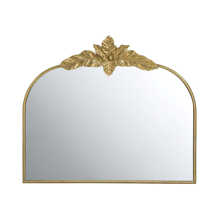 Arched Wall Mirror With Metal Frame, Wall Mirror For Living Room, Bedroom Hallway