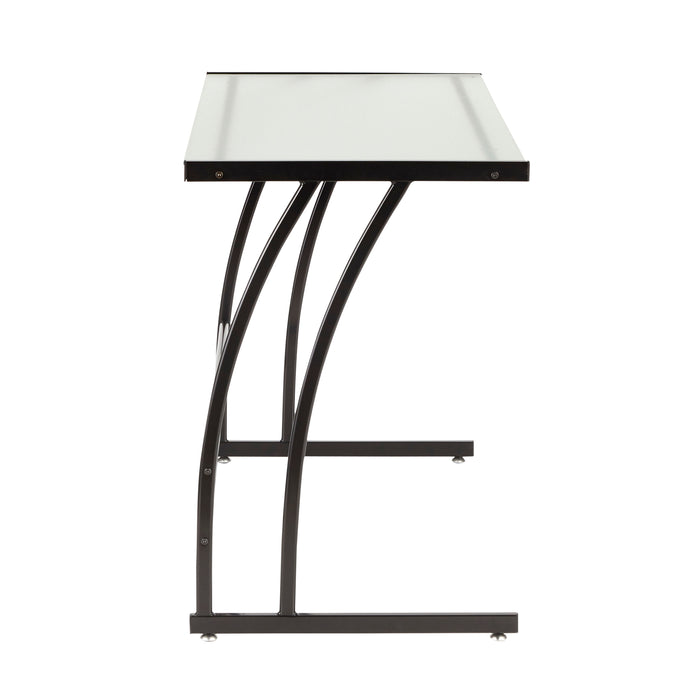 Sigma - Contemporary Desk - Black / White