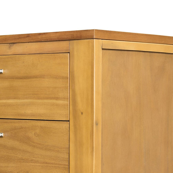 5 Drawer Dresser - Natural Brown