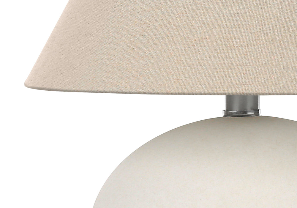 Lighting, Table Lamp Contemporary - Cream