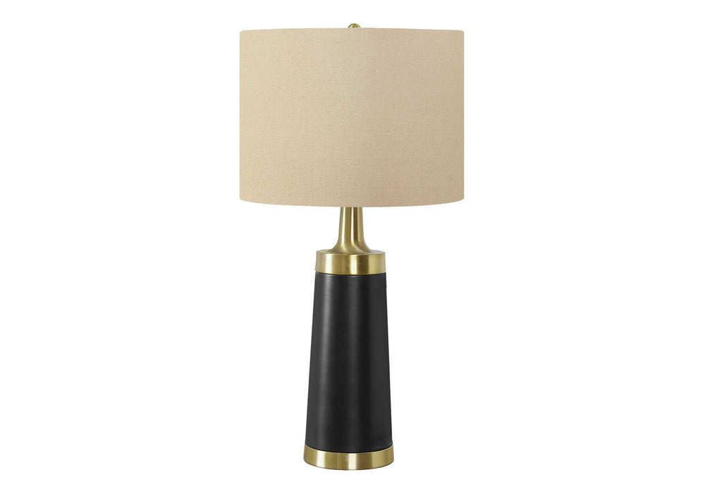 Lighting, Table Lamp, Resin, Contemporary - Black / Cream