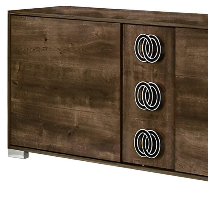 Drawer Double Dresser - Brown