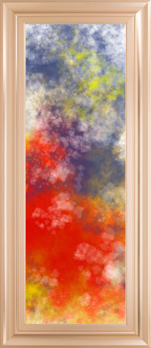 Vapor I. B By Jason Johnson - Framed Print Wall Art - Red