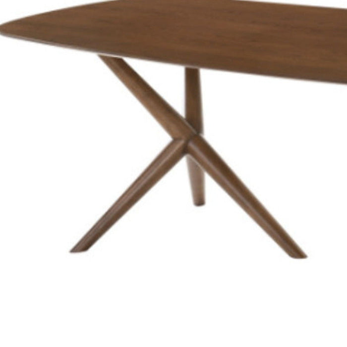 Rectangular And Solid Dining Table - Walnut