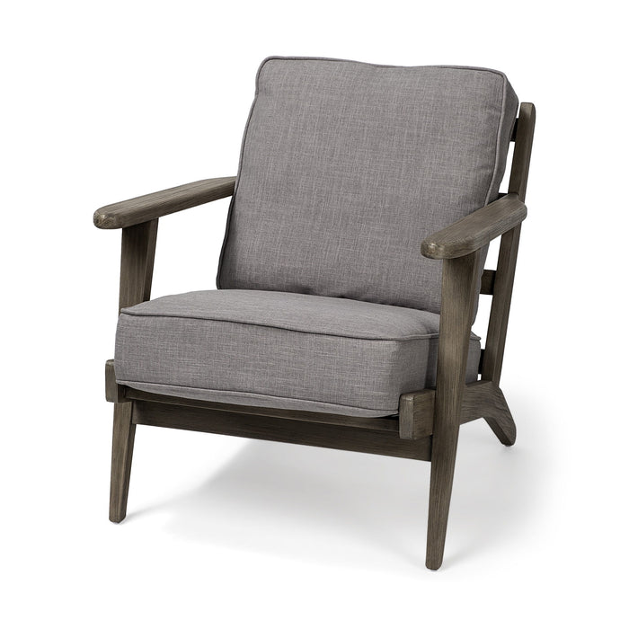 Arm Chair - Gray / Brown