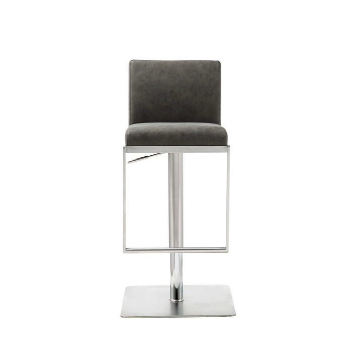 Stainless Steel Bar Chair - Gray / Silver