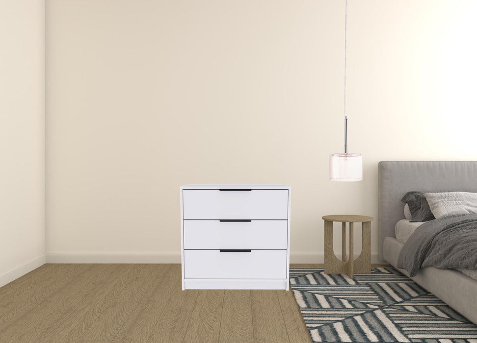 Dresser 3 Drawer - White