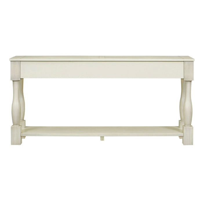 Console Table Long Console Table With Drawers And Shelf For Entryway, Hallway, Living Room