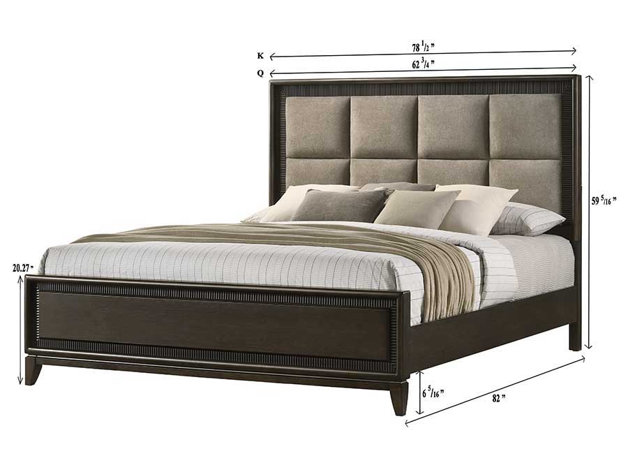 Saratoga - Queen Headboard - Black